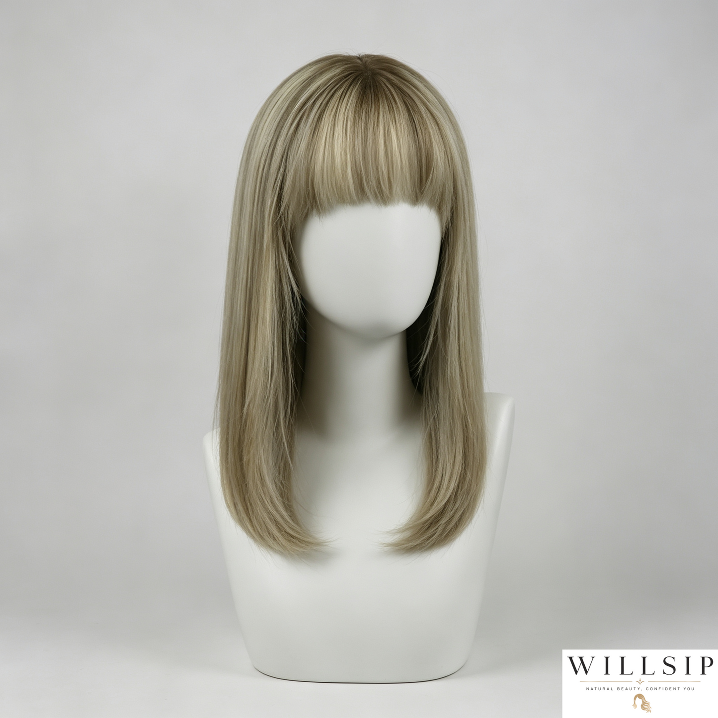 Human Hair Topper with Bangs | Hair Piece for Thinning Hair 💎