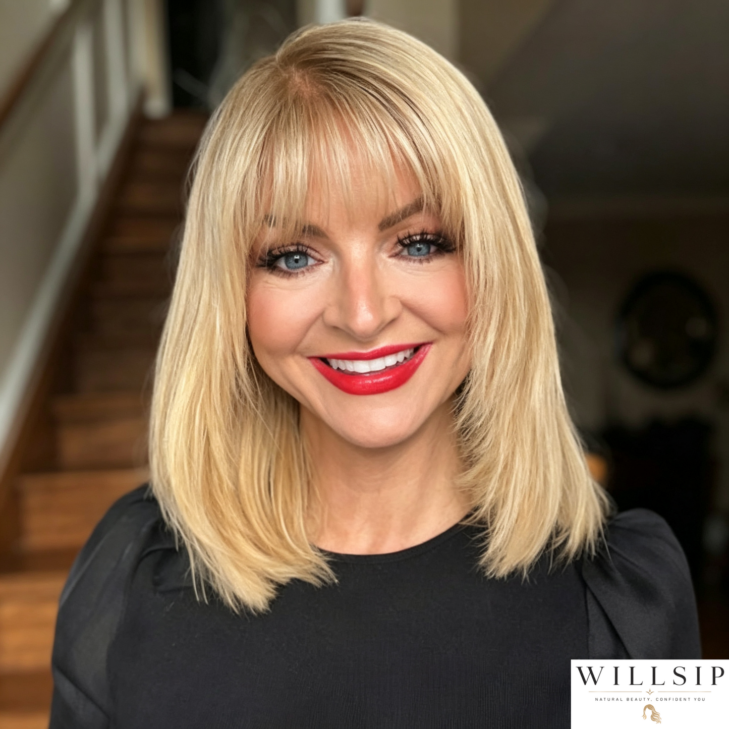 Human Hair Topper with Bangs | Hair Piece for Thinning Hair 💎