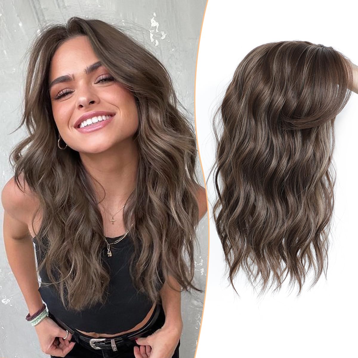 Summer Sale｜Lightweight Wavy Hair Topper