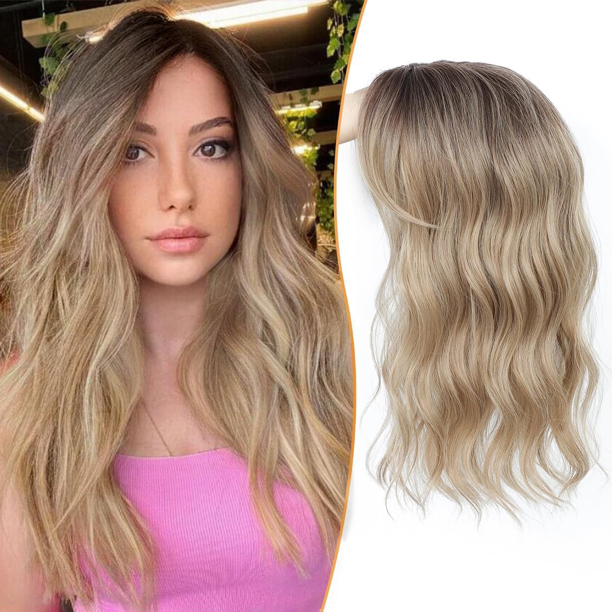 Summer Sale｜Lightweight Wavy Hair Topper
