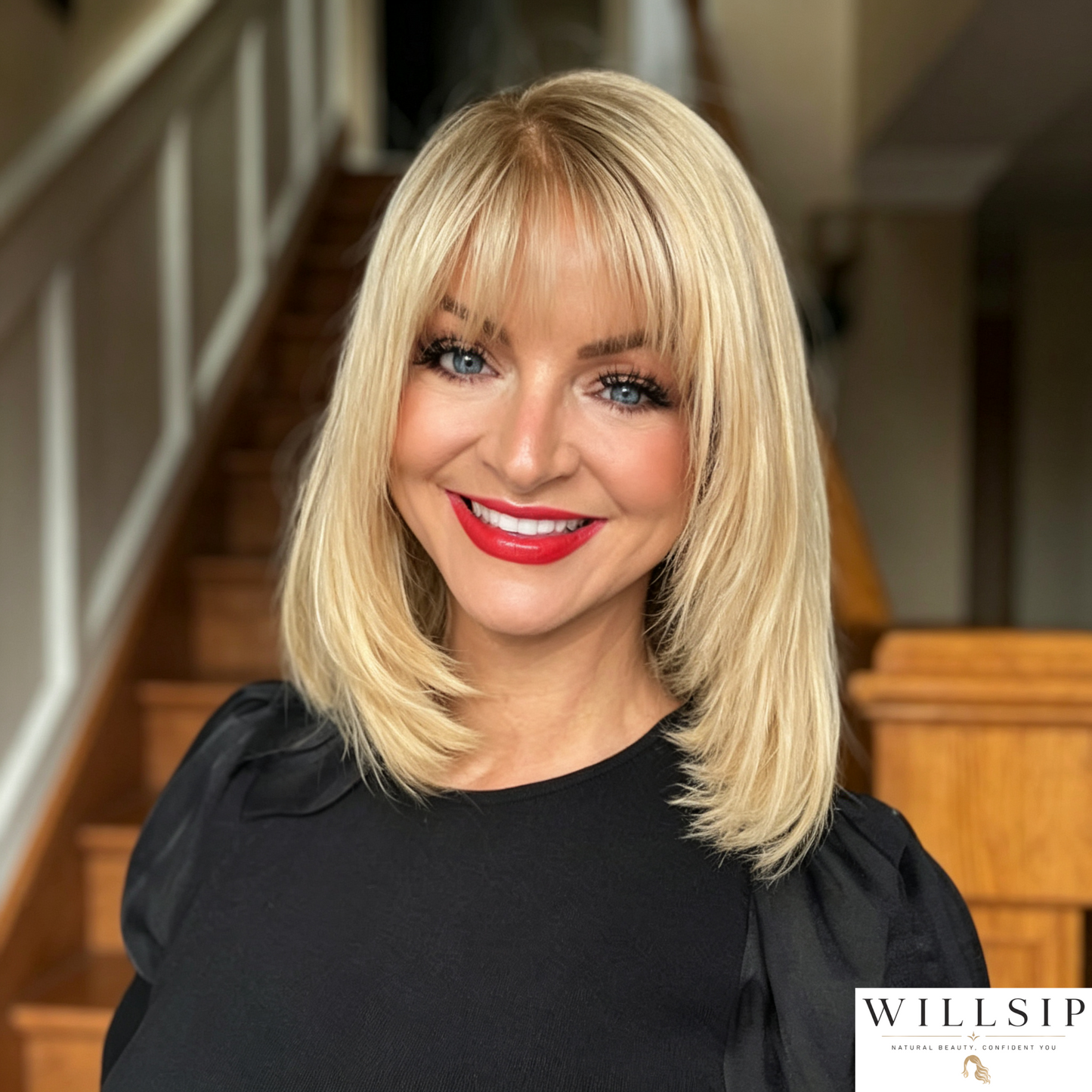 Human Hair Topper with Bangs | Hair Piece for Thinning Hair 💎