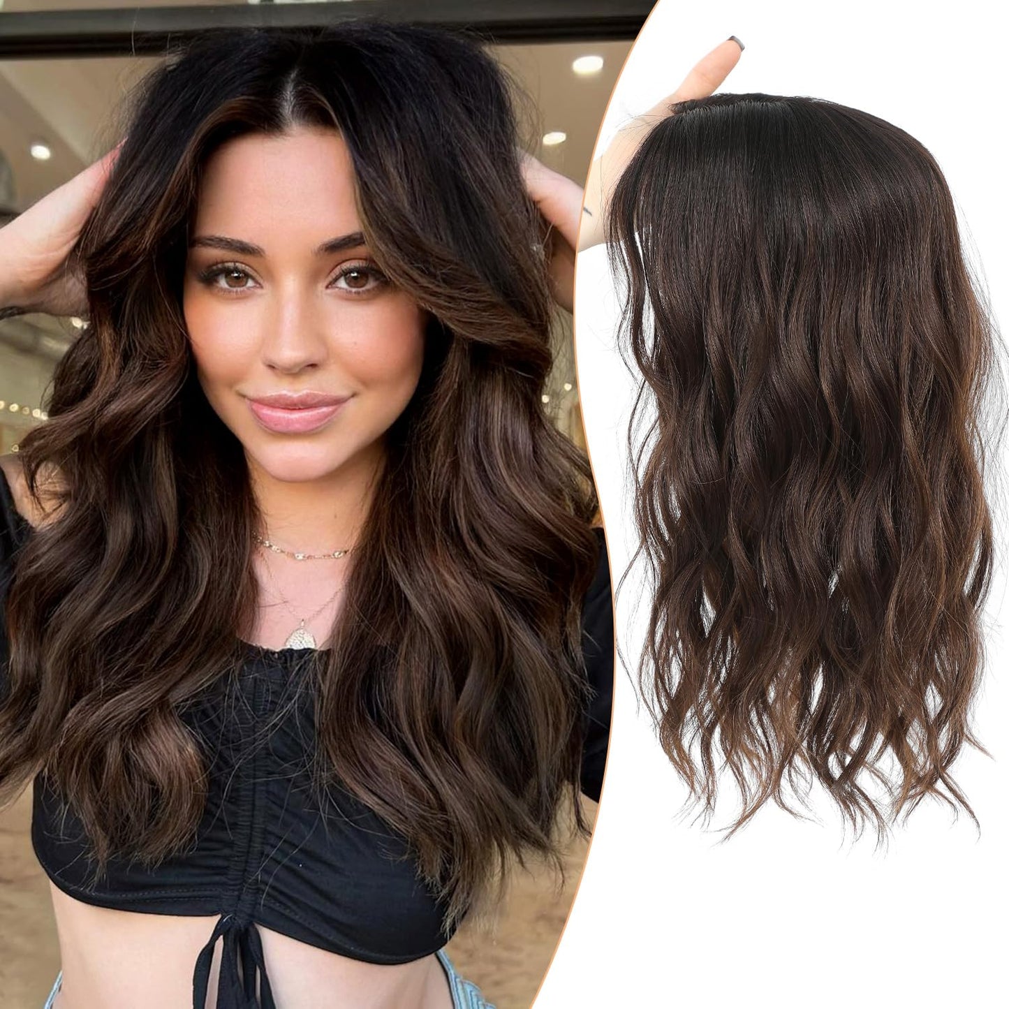 Summer Sale｜Lightweight Wavy Hair Topper