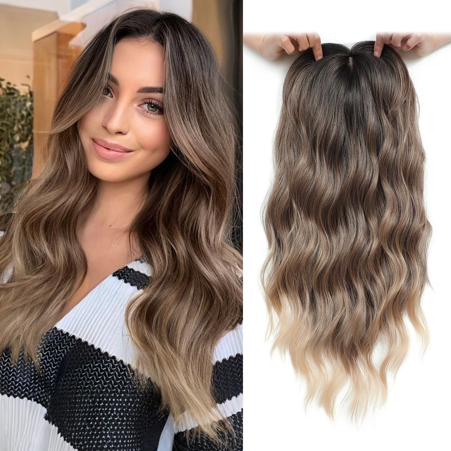 Summer Sale｜Lightweight Wavy Hair Topper