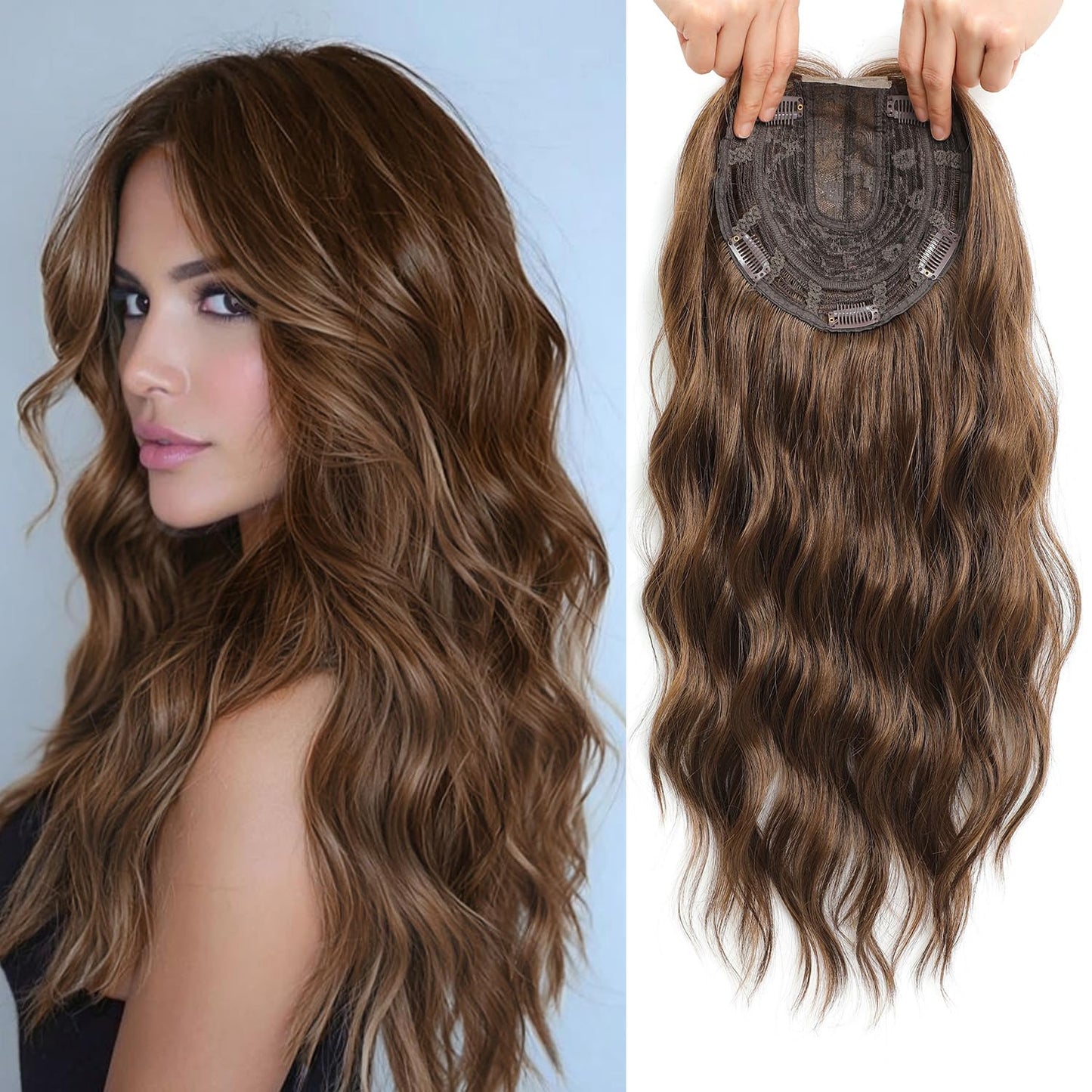 Summer Sale｜Lightweight Wavy Hair Topper