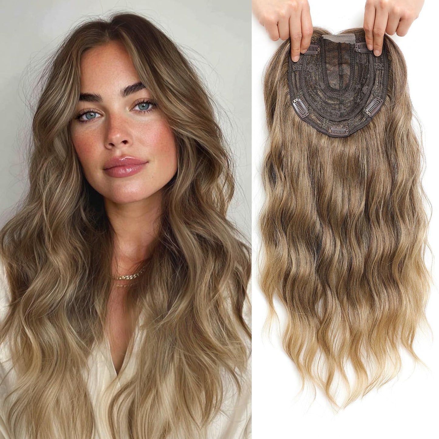 Summer Sale｜Lightweight Wavy Hair Topper