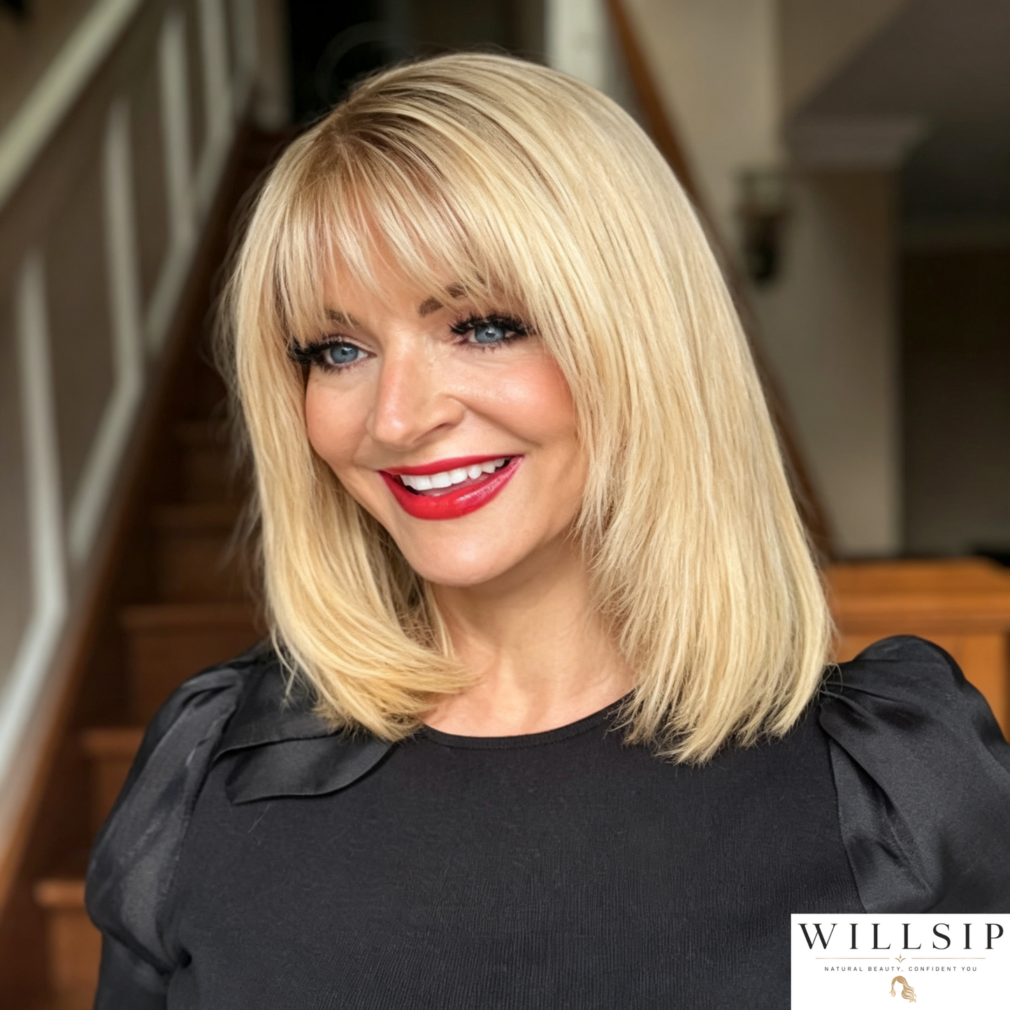 Human Hair Topper with Bangs | Hair Piece for Thinning Hair 💎
