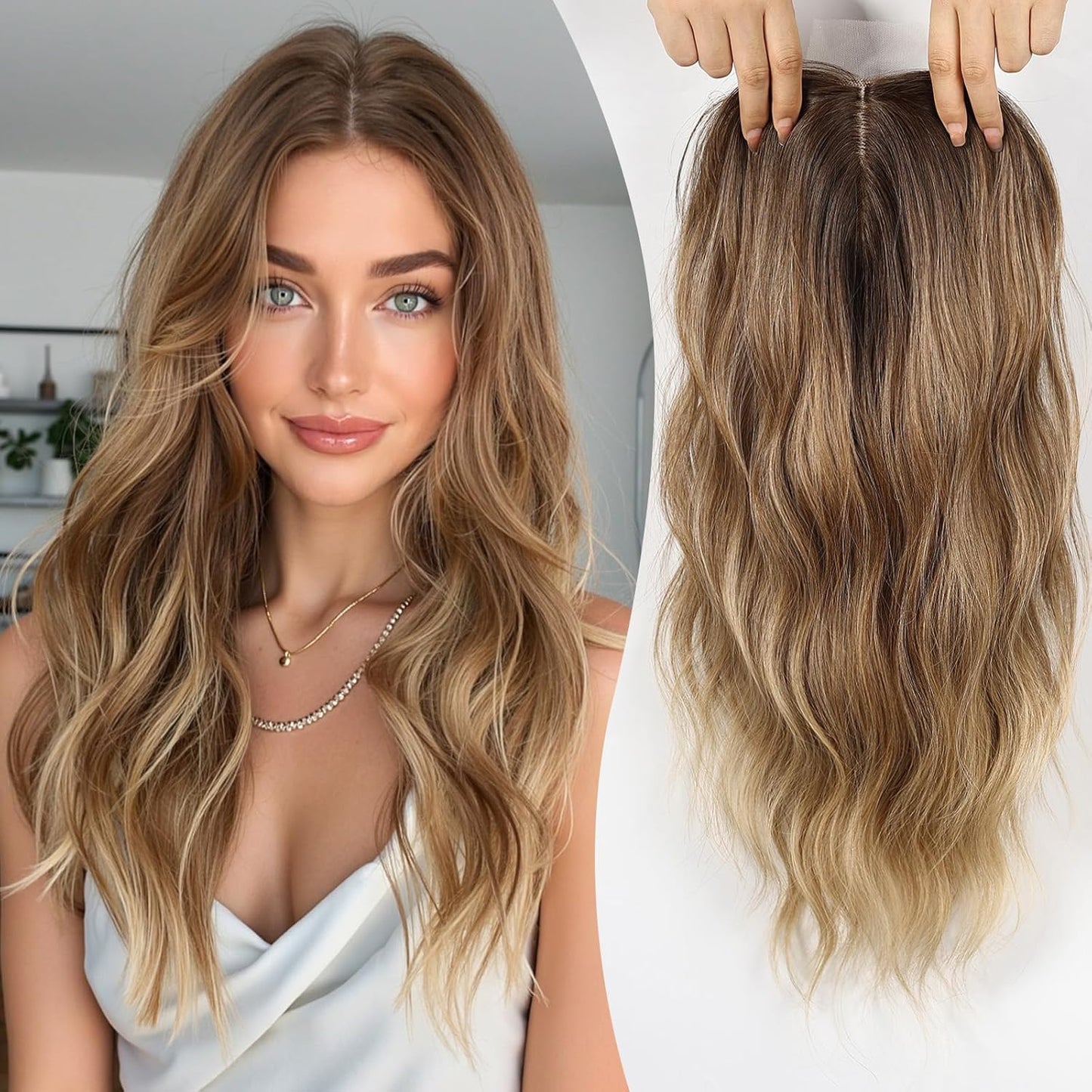 Summer Sale｜Lightweight Wavy Hair Topper